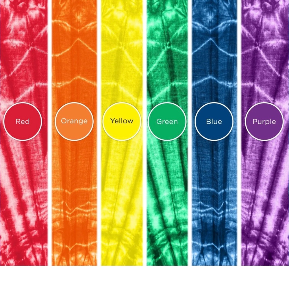 One-Step Tie-Dye Kit - Rainbow Color Collection - Picture 3 of 3